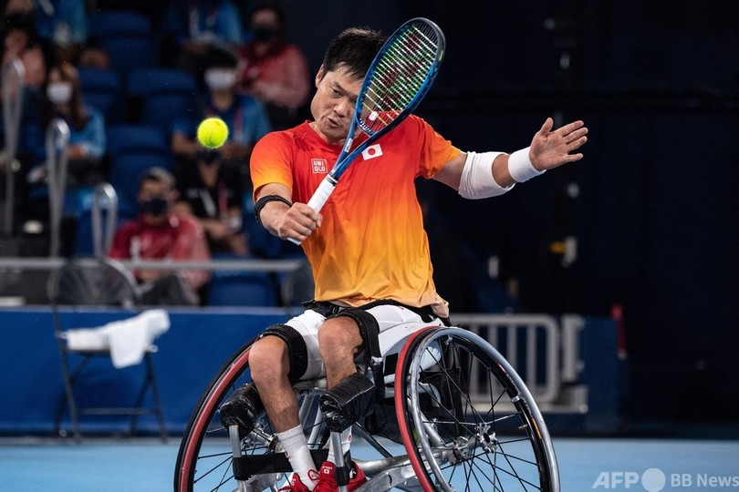 国枝が2大会ぶり金、車いすテニス単で3度目の頂点 東京パラ