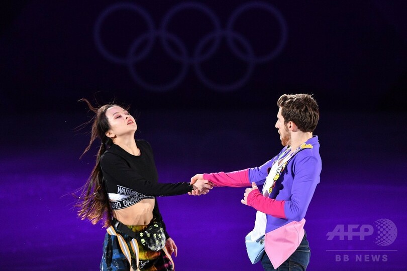 羽生やザギトワらが華麗な演技、フィギュアスケート・エキシビション 平昌五輪