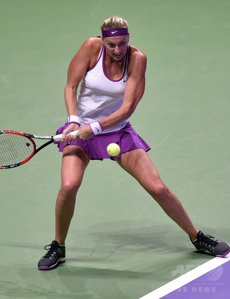 ケルバー、クビトバに勝利で好発進 WTAツアー選手権
