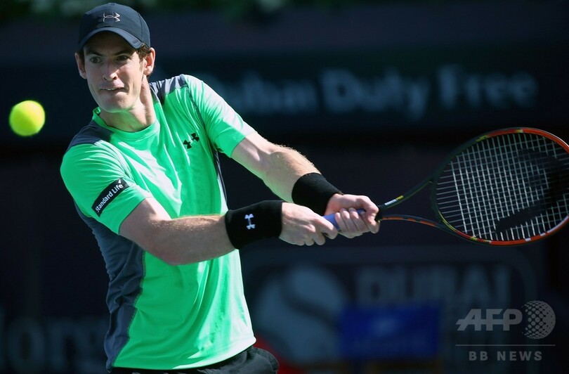 マレーが完勝で準々決勝進出、ドバイ・テニス選手権