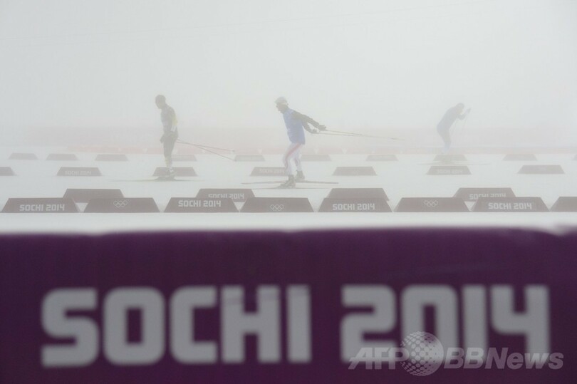 男子バイアスロンとスノーボードクロス、濃霧で延期 ソチ五輪