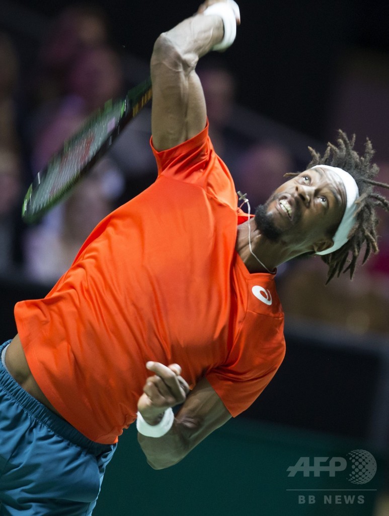 モンフィスとクリザンが決勝進出、ABNアムロ世界テニストーナメント