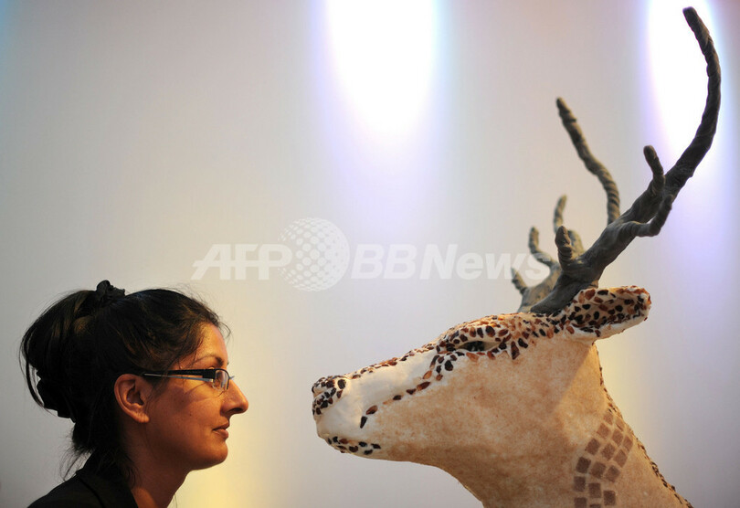 食べられるアート作品、ロンドンで展示会