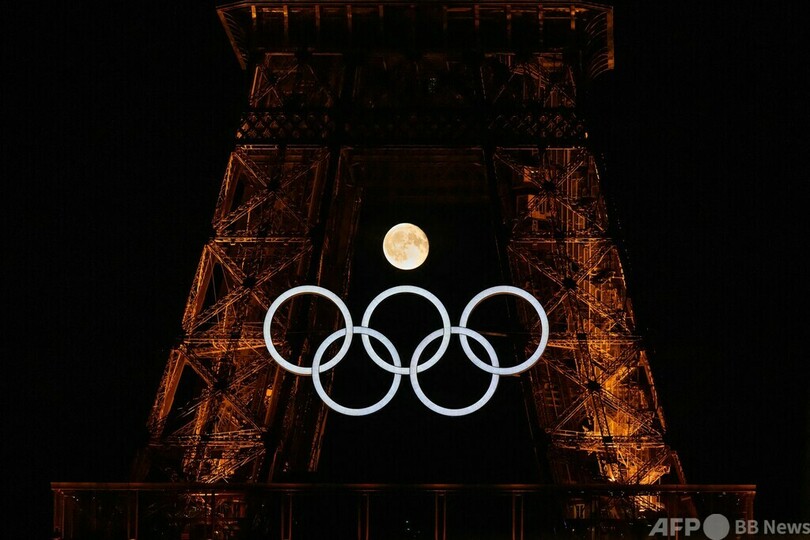 【今日の1枚】月に願いを、パリ五輪始まる