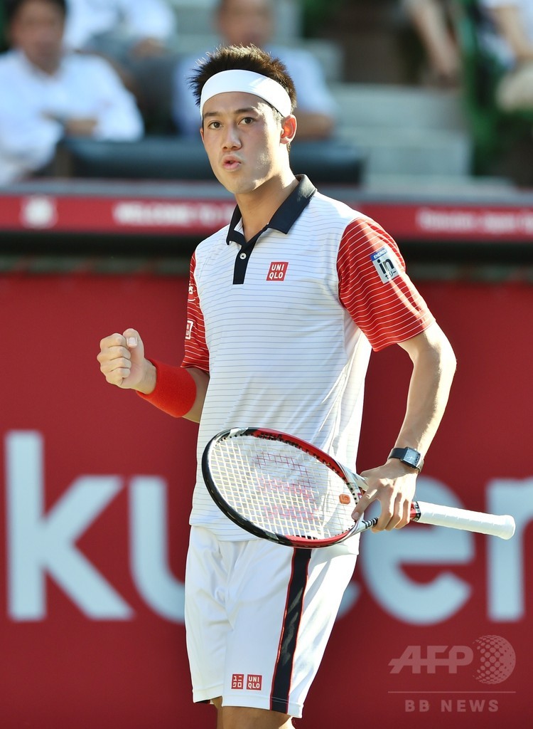 錦織がストレート勝ちで準決勝進出、ジャパンオープン