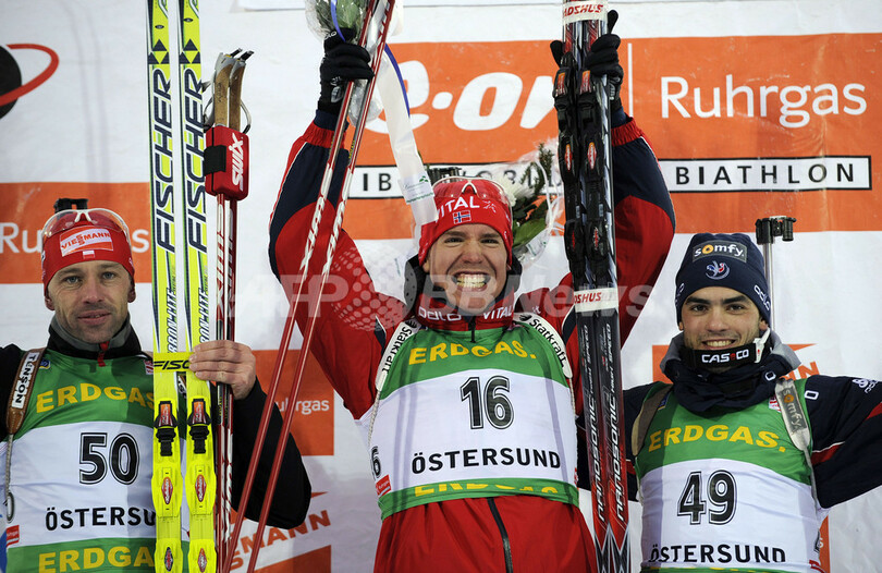 スベンセン 男子10キロメートル・スプリントを制す、バイアスロンW杯
