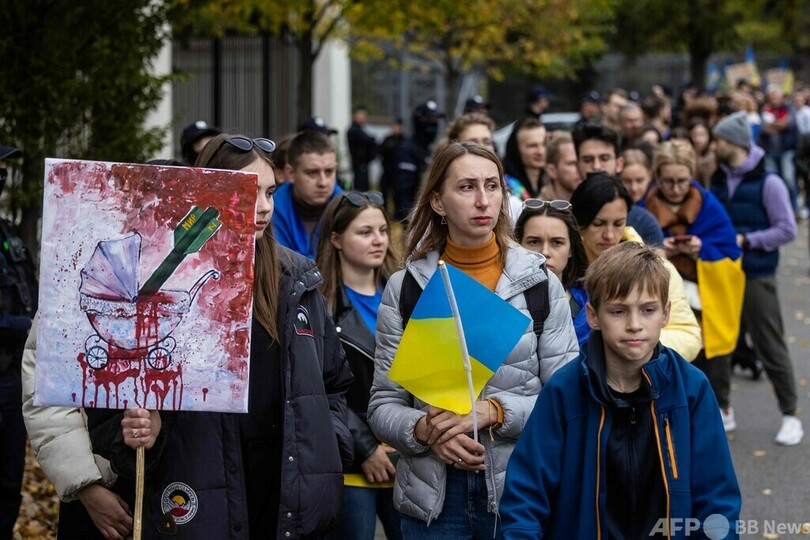 「ロシア大使館併合の是非問う住民投票」 ポーランドNGOが実施