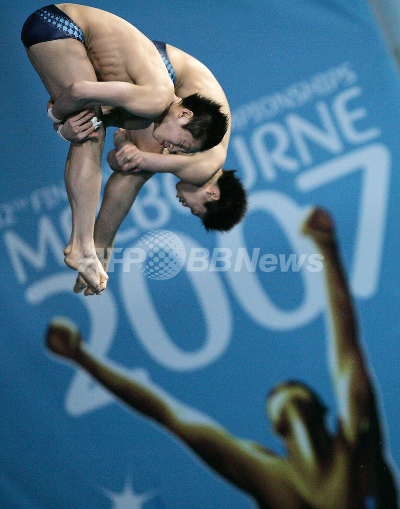 ＜第12回世界水泳選手権＞男子飛び込み、 David Boudia/Thomas Finchum組シンクロ10メートル板飛び込み準決勝トップで決勝進出 - オーストラリア