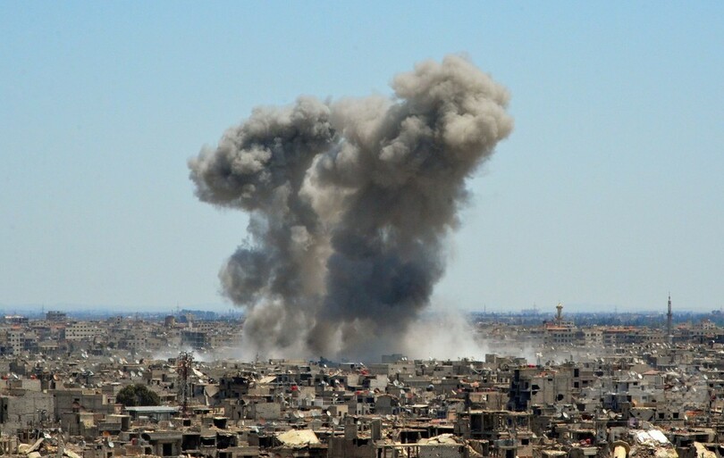 空爆1週間、シリア政府がパレスチナ難民キャンプの避難認める