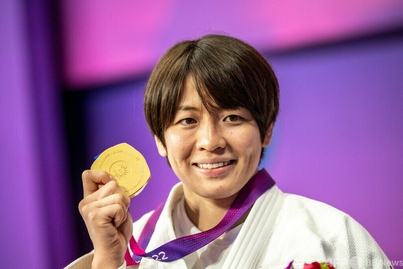 田中志歩と高市未来が柔道で金 アジア大会