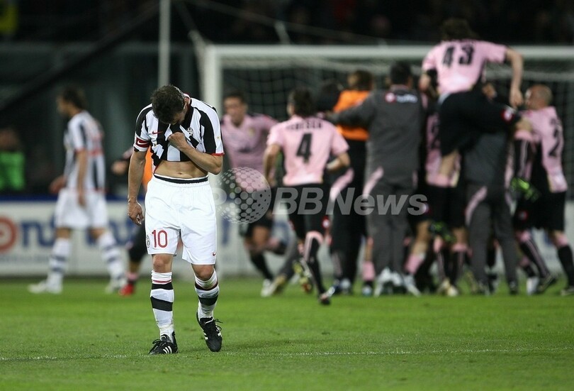 ユベントス アウェーでパレルモに競り負ける