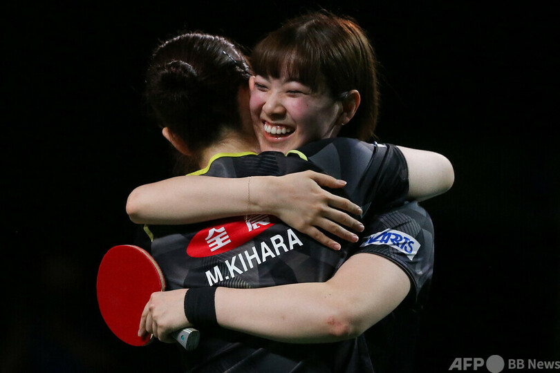 張本/早田組が決勝進出 木原/長崎組はメダル確定 世界卓球