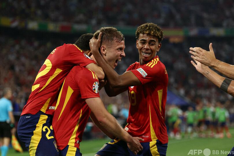 スペインがフランス下しEURO決勝進出 16歳ヤマルが最年少弾