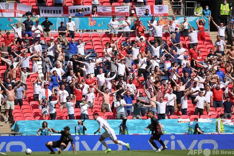 イングランド白星発進 スターリング弾でクロアチア下す 欧州選手権