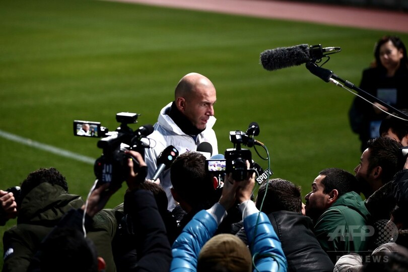 レアルのジダン監督、クラブW杯の必勝誓う