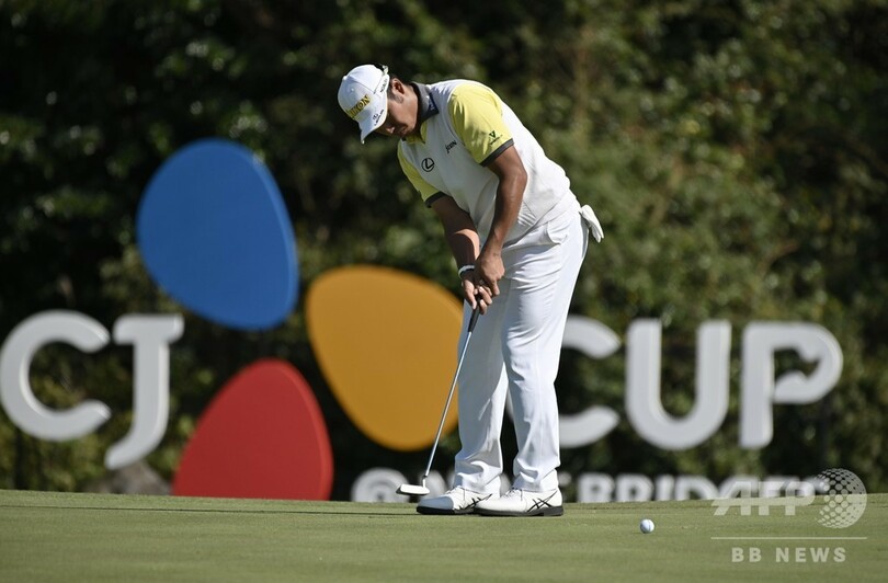 トーマスがCJカップ優勝、リーとの接戦制す 松山は3位タイ