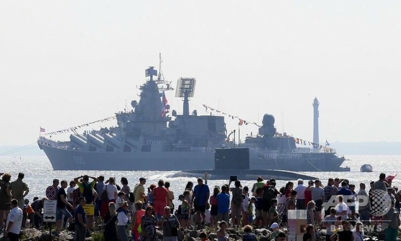 ロシア、「海軍の日」記念式典開催 プーチン大統領も視察