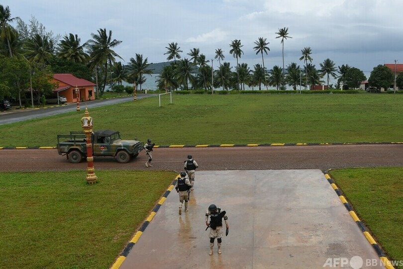中国海軍用基地の建設報道を否定 カンボジア