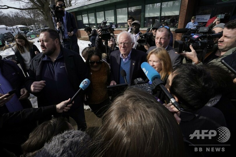 米スーパーチューズデー、バイデン氏が8州で勝利の見通し