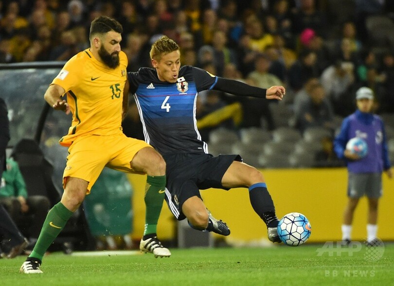 ハリル日本、敵地で先制するもオーストラリアとドロー アジア最終予選