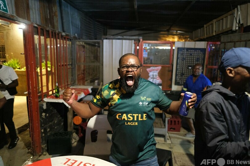 南アがラグビーW杯連覇 国内サポーターも歓喜