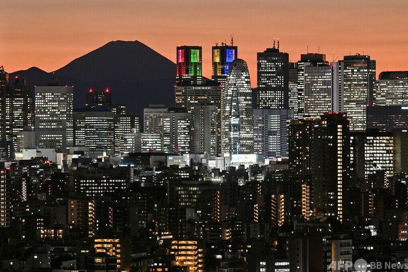 【今日の1枚】霊峰と摩天楼 東京