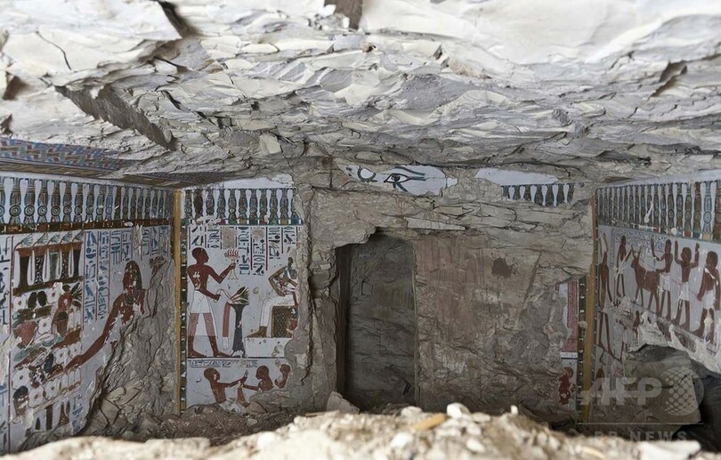 国際ニュース：AFPBB News第18王朝ファラオの墓発見、当時の生活描く壁画も エジプト