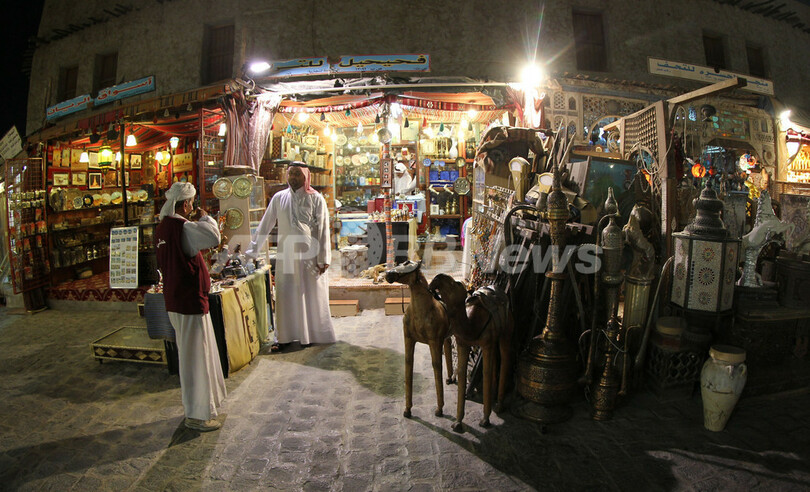 ちょこっと旅気分、中東の情緒あふれるドーハの目抜き通り