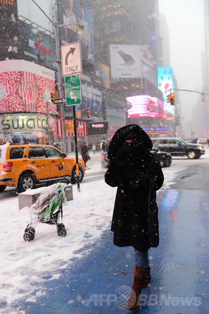 米北東部に吹雪、政府機関など閉鎖