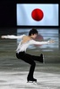 平昌冬季五輪、フィギュアスケートのエキシビションに臨む羽生結弦（2018年2月25日撮影）。(c)AFP/Mladen ANTONOV