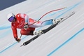 北京冬季五輪、アルペンスキー男子滑降。滑走するスイスのベアト・フォイツ（2022年2月7日撮影）。(c)Fabrice COFFRINI / AFP