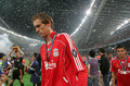悔しそうな表情を浮かべるリバプールのピーター・クラウチ（%%Peter Crouch%%）。(c)AFP/OLIVIER MORIN