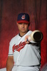 米大リーグ（MLB）のクリーブランド・インディアンス（Cleveland Indians）は19日、キャンプ地のアリゾナ（Arizona）州グッドイヤー（Goodyear）でメディア向けのフォトデーを開催した。

ポーズをとるニック・スウィッシャー（Nick Swisher、2013年2月19日撮影）。(c)AFP/Getty Images/Rich Pilling