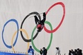 北京冬季五輪、スノーボード男子ハーフパイプ決勝。演技に臨む米国のショーン・ホワイト（2022年2月11日撮影）。(c)Ben STANSALL / AFP