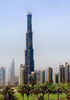 2007年7月21日、ドバイ（Dubai）で建設中の超高層ビル｢ブルジュ・ドバイ（Burj Dubai）｣の提供写真。(c)AFP