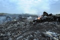 ウクライナ東部のシャフチョルスク（Shaktarsk）近くに墜落したマレーシア航空（Malaysia Airlines）機の残骸（2014年7月17日撮影）。(c)AFP/DOMINIQUE FAGET
