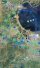 162号トキの飛行経路を示す図（2025年5月5日取得）。(c)Xinhua News