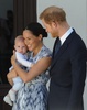 南アフリカ・ケープタウンを訪問中の、英ヘンリー王子夫妻と長男のアーチーちゃん（2019年9月25日撮影）。(c)HENK KRUGER / POOL / AFP