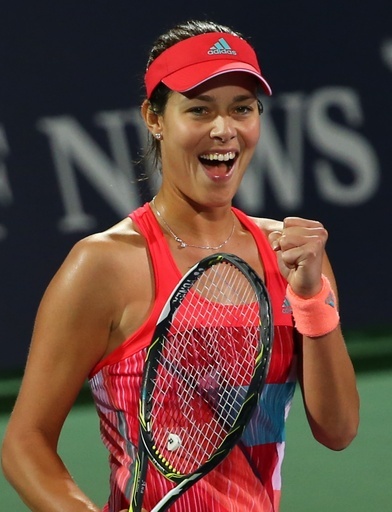 イワノビッチがハレプ破る、上位4シード全滅 ドバイ・テニス選手権