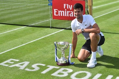 ジョコビッチがエイゴン国際優勝、ウィンブルドン以外での芝タイトルは初