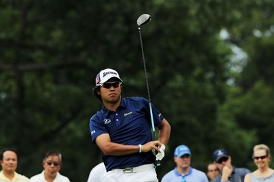 松山、前半終え通算4アンダー16位タイ ザ・バークレイズ