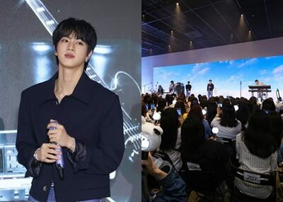 BTSのジン、初のソロ新曲ステージ披露　「ARMYの応援が心に響いた」