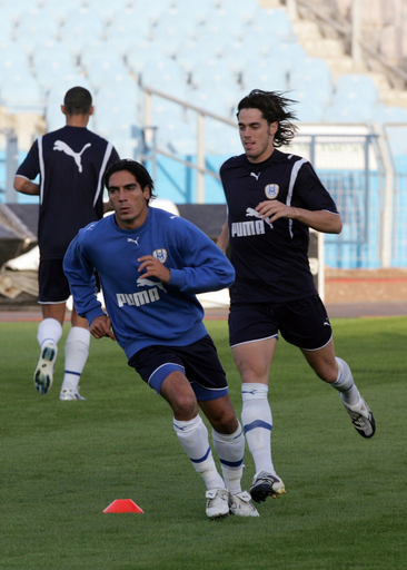 ＜サッカー 欧州選手権2008・予選＞イスラエル代表 ロシア戦に向けて最終調整