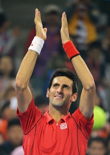 ジョコビッチがキュエリーに快勝し4強、中国オープン