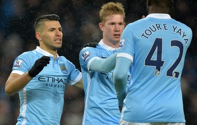 シティがパレスに快勝、アグエロが2得点の活躍