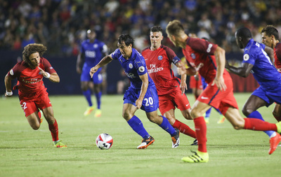 欧州強豪クラブの洗礼、PSGがレスターに圧勝 ICC