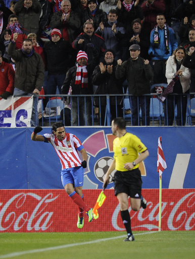 アトレティコがデポルに大勝、ファルカオが5得点の活躍