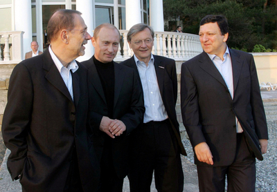 EU代表ら3人、プーチン大統領と首脳会談 - ロシア