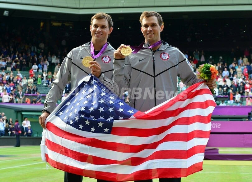 ブライアン兄弟が男子ダブルス金メダル、「ゴールデンスラム」を達成