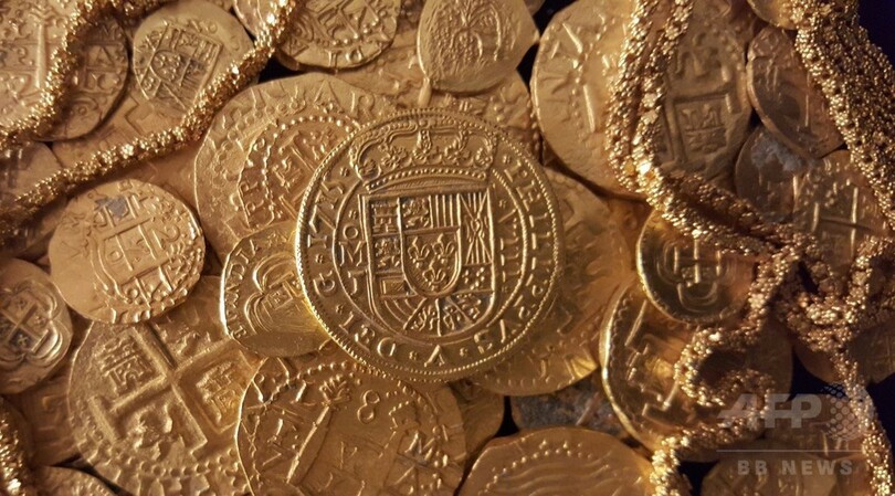 18世紀の沈没船から財宝、価値1億2000万円 米フロリダ